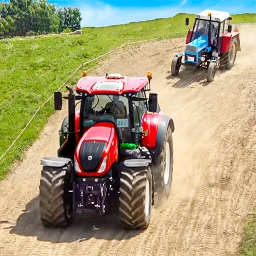 Tractor Trolley Driving Cargo のアイコン